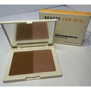 Beauty For Real Sun Sculpt Bronzer Duo Good Day Sunshine Matte/Shimmer 0.282 oz